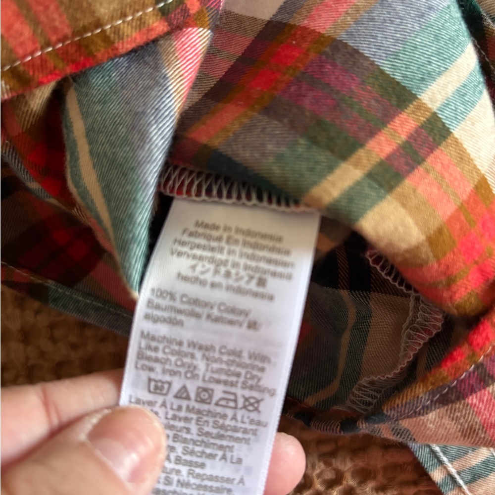 J. Crew Multicolor Plaid Button Down Shirt - Picture 4 of 4